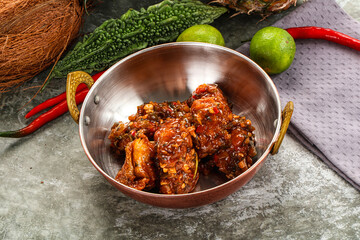 Asian cuisine - Chicken Manchurian with gravy