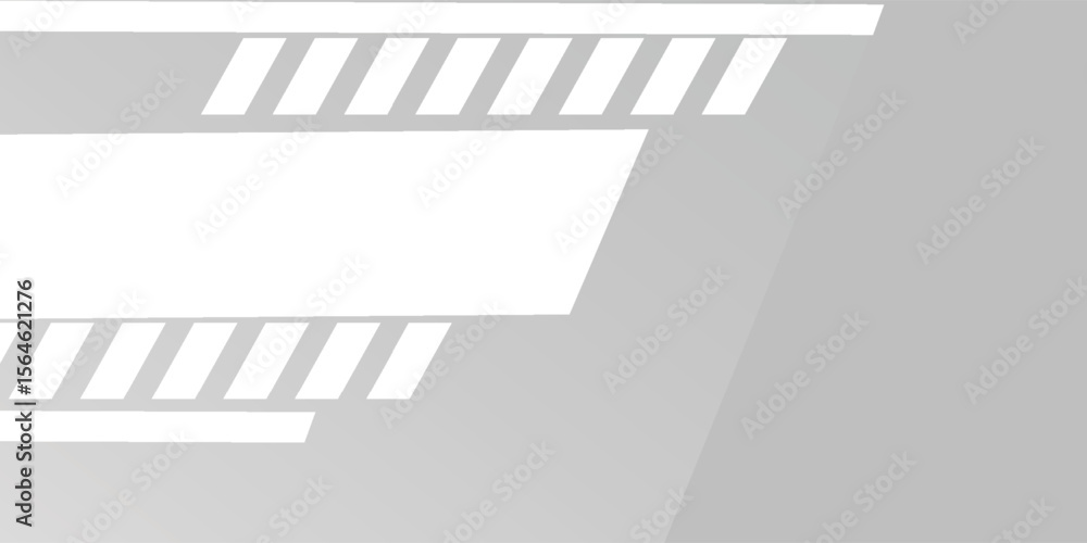 Poster abstract white and gray line speed overlaps vector background. texture white pattern