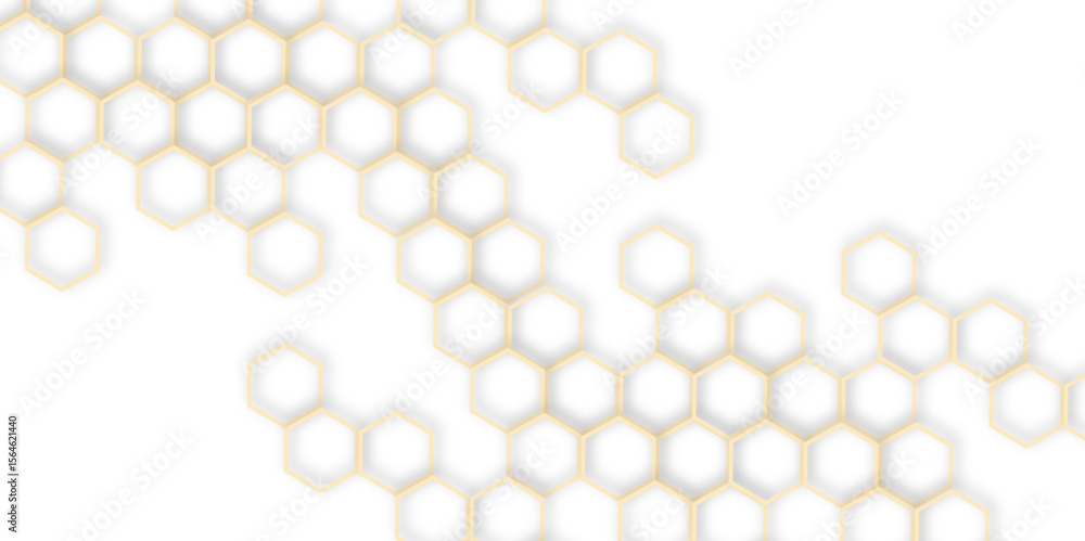 Aufkleber abstract geometric technology out color line hexagon polygonal honeycomb luxury pattern vector backg