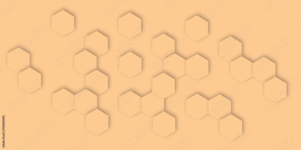 Poster abstract geometric technology 3d colorful technology backdrop element hexagon polygonal honeycomb lu