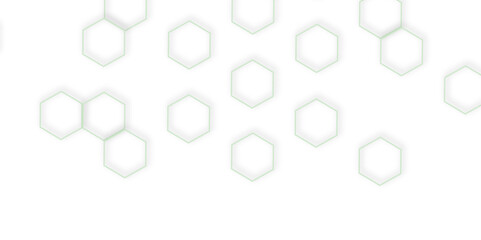 Abstract geometric technology out color line hexagon polygonal honeycomb luxury pattern vector background.