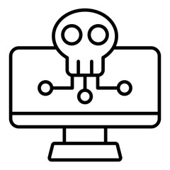 Hacker Outline Icon