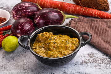 Indian chicken masala corma curry