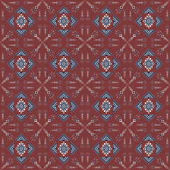 seamless pattern with geometric shapes