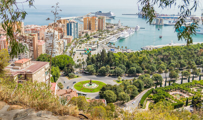 Malaga, Hiszpania, Spain, krajobrazy, wycieczka, Morze Śródziemne