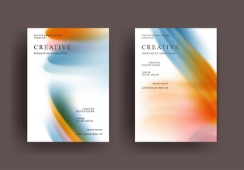 abstract gradient background template vector. trendy Minimalist style posters with dark concept. Modern wallpaper design for social media, brochure, flyer, banner
