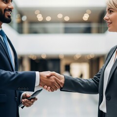 people shaking hands