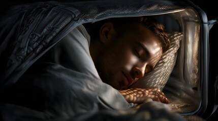 Modern sleep pod photography a restful experience