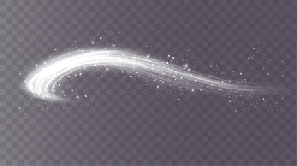 Soft Vertical Light Column Vector on Transparent Background