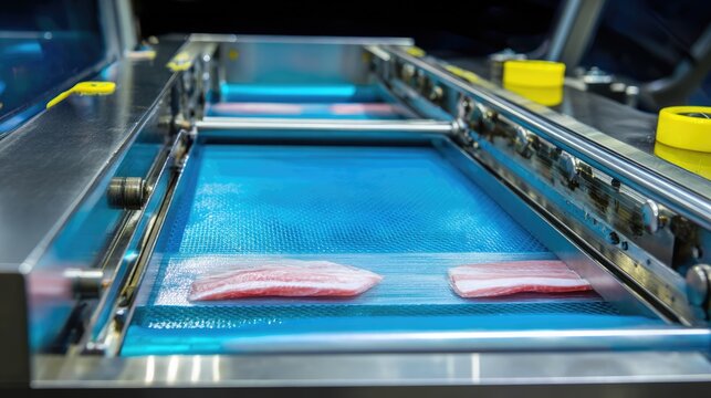 Fish filleting and freezing production line using advanced technology for maximum freshness and hygiene