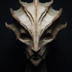 Fototapeta premium black and white mask