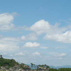 引き潮の奥松島7月