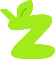 Green Leafy Alphabet
