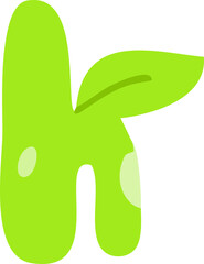 Green Leafy Alphabet