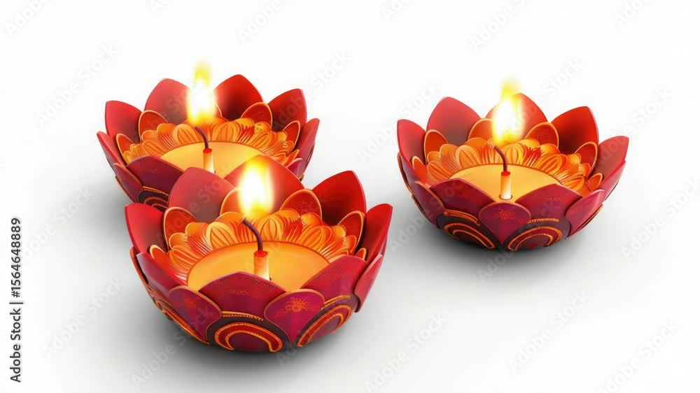 Poster Two candles sitting on a wooden table with a simple and intimate setting