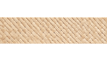 woven fibre texture in minimal earth tones isolated on transparent background