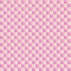 Polygon background with triangles and squares, Pattern illustration, Swatch support, Pink / 三角形と四角形が並んだポリゴン背景 パターンイラスト スウォッチ対応 ピンク