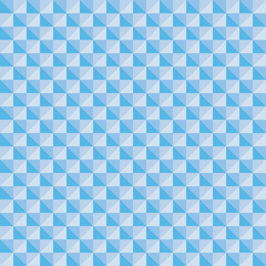 Polygon background with triangles and squares, Pattern illustration, Swatch support, Blue / 三角形と四角形が並んだポリゴン背景 パターンイラスト スウォッチ対応 青
