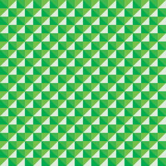 Polygon background with triangles and squares, Pattern illustration, Swatch support, Green / 三角形と四角形が並んだポリゴン背景 パターンイラスト スウォッチ対応 緑