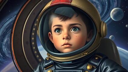 astronaut on the moon