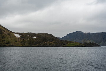 Nordkapp Shoreline and the Endless Blue Ocean