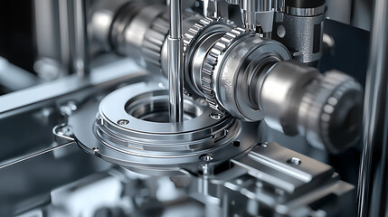Fototapeta premium A machine is being used to create a piece of machinery