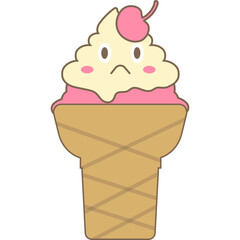 Ice Cream Cone Character