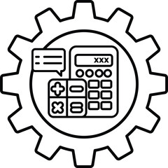 A calculator with the numbers 1 through 9 on it