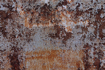 texture rusty metal with old paint

