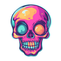 skull illustration png transparent background