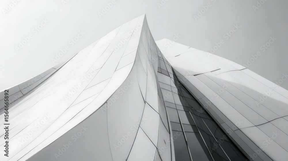Poster A high-rise building with numerous windows, suitable for architecture or cityscape use