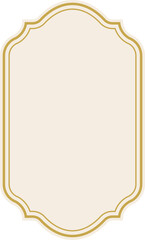 Set of elegant Vintage label Frames