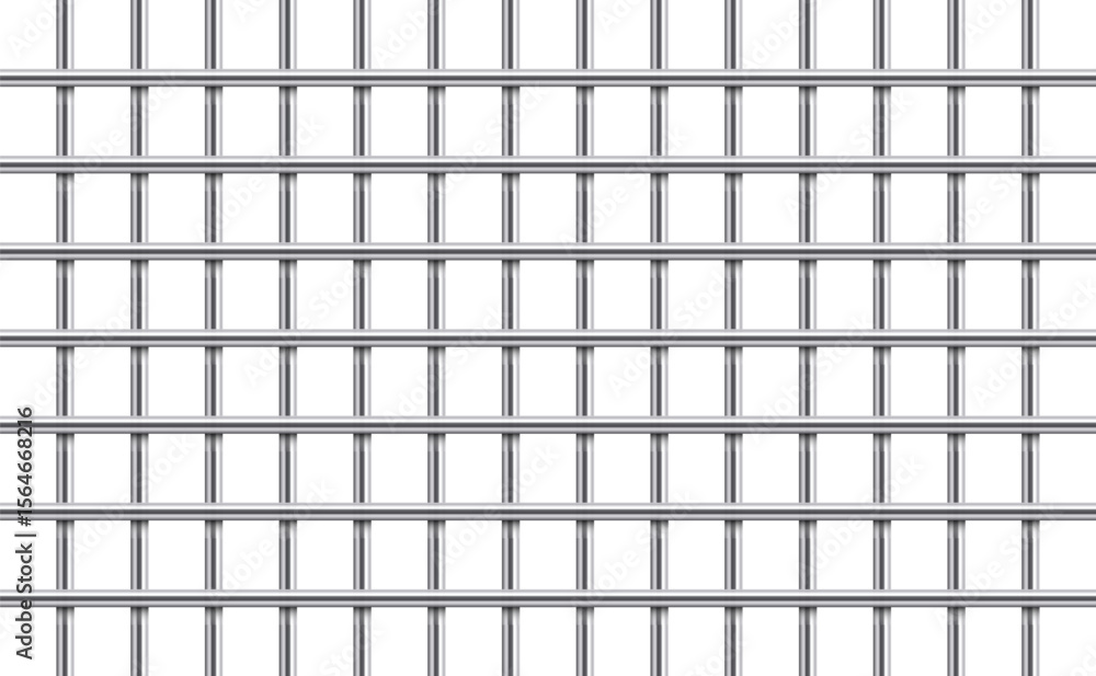 Aufkleber a repeating pattern of metal bars against a white backdrop creates a structured grid. the bars are u