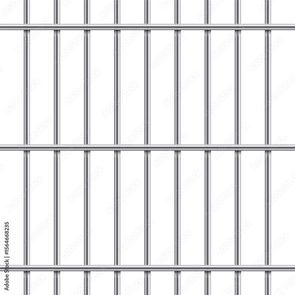 Aufkleber a repeating pattern of smooth metal bars is displayed. the bars are arranged both vertically and hor