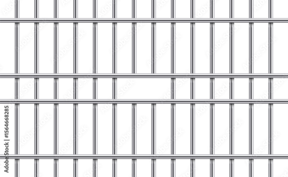 Poster a pattern of metal bars creates a grid-like structure. represents concepts like confinement, securit