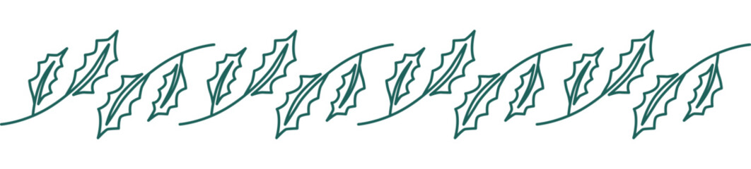 Weihnachtliche Bordüre