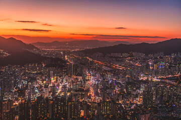 도시일몰