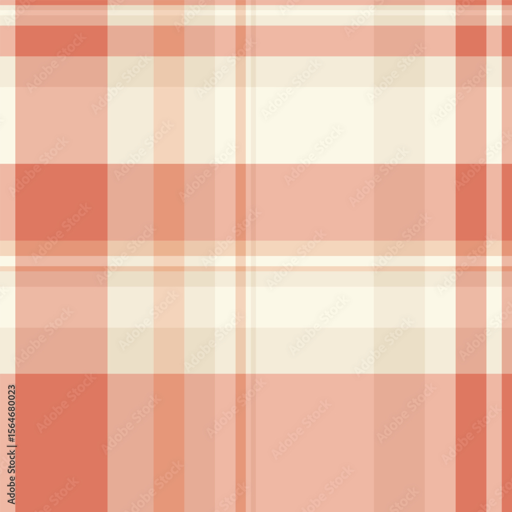 Poster subtle plaid pattern of intersecting lines in neutral and terracotta tones. a versatile background f