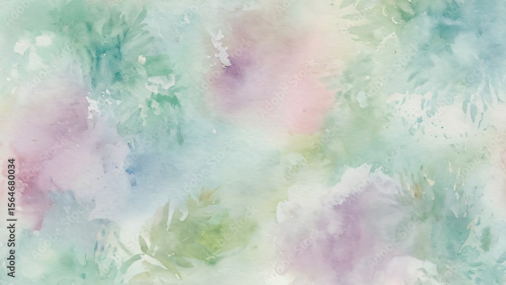 Aufkleber a delicate watercolor background features soft pastel colors and textures creating an abstract and a