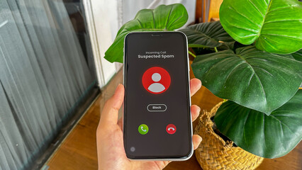 Suspected Spam Call on Smartphone