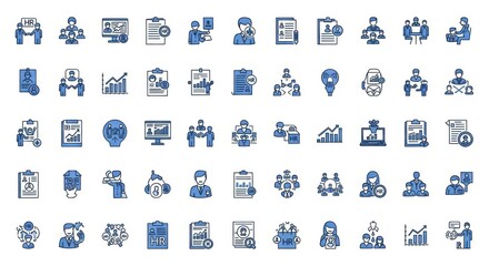 Business and Management Icons for Presentations and Reports