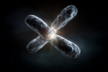 Close-Up of Chromosome Structure