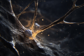 Neural Network Growth in Dark Environment