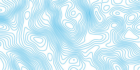 Topographic blue luxury map background. Geographic abstract pattern. The topo contour or wallpaper. Mountain trail terrain or path. Vector illustration.