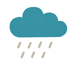 cloud with rain drops