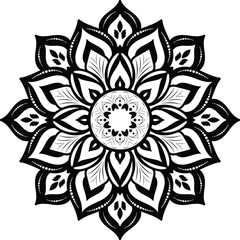 Fototapeta premium Ornamental luxury mandala pattern