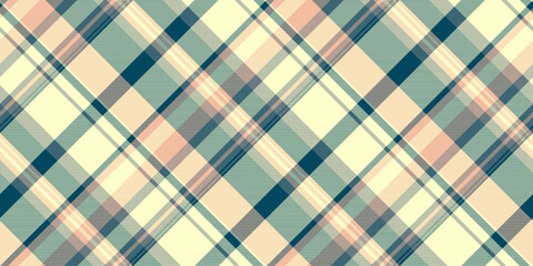 Elegant plaid pattern with pastel tones. Seamless repeat, ideal for backgrounds, textiles, or web design. A versatile and stylish design element.