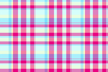 Vibrant pastel plaid pattern.  Perfect for textile design, websites, or packaging. This cheerful, seamless texture evokes feelings of spring and joy. Ideal for projects needing a fun, feminine touch.