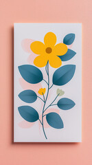 Cute minimal background card 