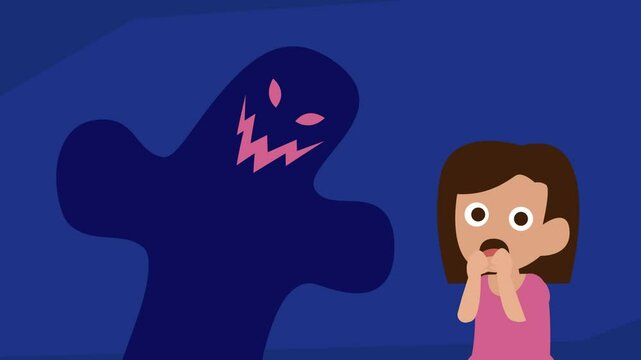 Childhood Fears and Nightmares cartoon animation